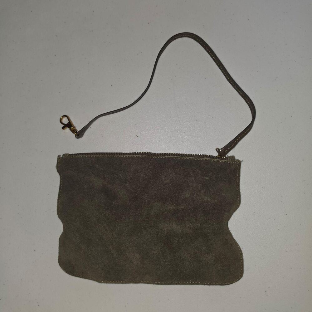 Green Suede Hobo Bag Womens Large Leather Shoulder Purse Magnetic Pouch Boho - Picture 12 of 13